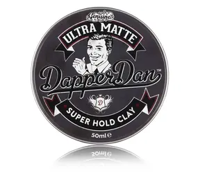 Dapper Dan Ultra Matte Clay Extra festigende Tonpomade mit Trockeneffekt 50 ml