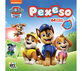 JIRI MODELS Pexeso im Notizbuch Paw Patrol 2 / 64 Karten / Schachtel zum Ausschneiden / 4 Blätter zum Ausmalen