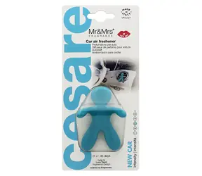 Mr&Mrs Fragrance Cesare New Car hellblau / Auto-Lufterfrischer / fruchtig-orientalischer Duft