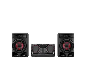 LG XBOOM CK43N schwarz / Mikrosystem / 300 W RMS / FM / USB / Bluetooth