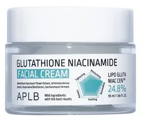 APLB Glutathion-Niacinamid-Gesichtscreme, tägliche Hautcreme, 55 ml