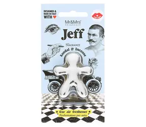 Mr&Mrs Fragrance JEFF Sandal & Incense Silber / Auto-Lufterfrischer / hält bis zu 30 Tage