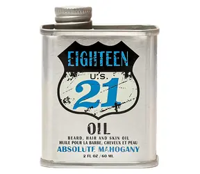 18.21 Man Made Bart-, Haar- & Hautöl Absolute Mahogany Mehrzweck-Bartöl 60 ml