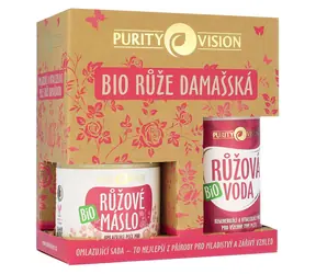 Purity Vision BIO Rose Rosenwasser 100 ml ~ Rosenwasser 100 ml + Rosenbutter 120 ml