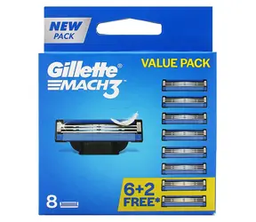 Gillette Mach3 Ersatzköpfe, 8 Stück