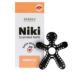 Mr&Mrs Fragrance Niki Oriental Nachfüllpackung / Autoduft-Nachfüllpackung / Duftgummi / Hält bis zu 30 Tage