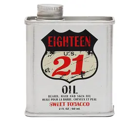 18.21 Man Made Bart-, Haar- und Hautöl, Süßtabak, Mehrzweck-Bartöl, 60 ml