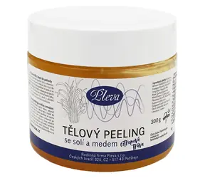 Pleva Körperpeeling mit Honig und Salz (Zitronengras) 300 g