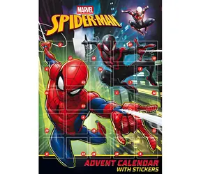 JIRI MODELS Adventskalender mit Spider-Man-Stickern / 24 Türchen