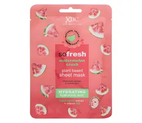 Xpel So Fresh Watermelon Crush Feuchtigkeitsspendende Tuchmaske, 1 Stück