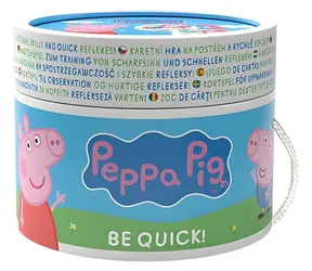 JIRI MODELS Spielbeobachtung! Peppa Pig / Kartenspiel / 30 Karten / Malbuch in einer Röhre
