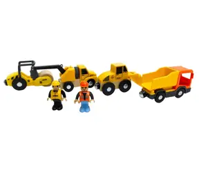 2KIDS TOYS Baumaschinen-Set mit Figuren / ab 3 Jahren