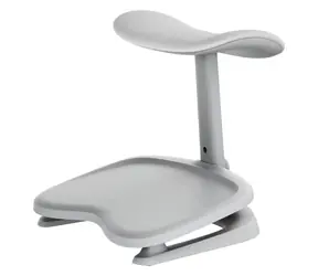 LiberNovo StepSync Space Grau / Fußstütze / Ergonomische Neigung 10° / Höhe 7-12 cm