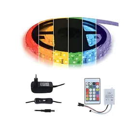 Tipa LED-Streifen Digital RGB / LED-Streifen / SMD5050 / 30 LEDs/m / IP65 / Set mit 3 m Länge, 12V-Adapter und Fernbedienung