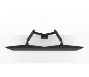 BenQ Ergo Arm BDL01 schwarz / Ergonomischer Arm für 2 Monitore / VESA 75x75/100x100 mm / Tragkraft 11 kg / 17-40 Zoll