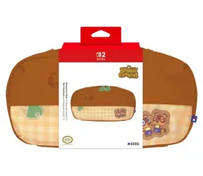 HORI Switch 2 Abenteuer-Pack, Holzbraun / Umhängetasche / für Nintendo Switch 2, Switch OLED und Switch Lite