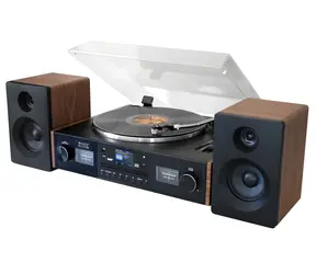 Soundmaster Elite Line PL920 Schwarz / Plattenspieler / CD / Bluetooth / DAB+ / MP3 / 2 x 12,5 W RMS
