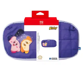 HORI Puff Pouch Kirby und Waddle Dee / Hülle für Nintendo Switch 2 / Kirby-Motiv / Tragegriff