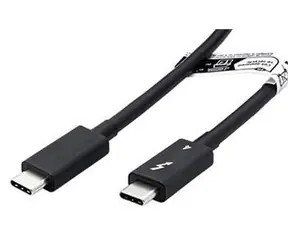 Roline Thunderbolt 4 USB-C-Kabel schwarz / USB-C-Kabel / 40 Gbit/s / PD 100 W / 0,5 m