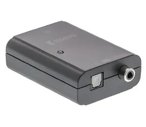 Konig Digital-Analog-Audio-Wandler Dunkelgrau / Audio-Wandler / Toslink- + SPDIF-Eingang / 2x RCA-Ausgang