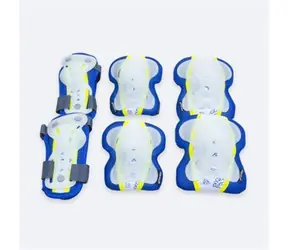 Spokey SENTINEL blau / Rollschuhschoner / 3-teiliges Set / Größe L