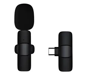 Kabelloses USB-C-Lavalier-Mikrofon / Mikrofon / Mit Batterie