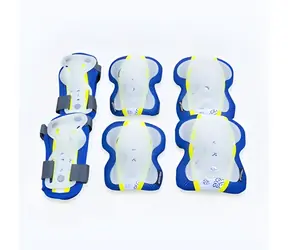 Spokey SENTINEL blau / Rollschuhschoner / 3-teiliges Set / Größe M