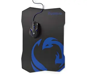 Nedis Gaming-Maus und Mauspad-Set / Gaming-Maus / Kabelgebunden / DPI 800-2400 / 6 Tasten / Rechtshänder / 1,8 m