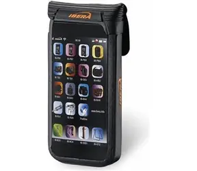 IBERA IB-PB16 schwarz / Wasserdichte Fahrradhülle / für Smartphones 4,5-5 Zoll