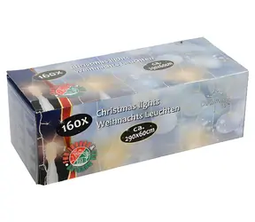 GETX Weihnachtslichter-Eiszapfen / Weihnachtsbeleuchtung / 160 Glühbirnen / Für den Außenbereich