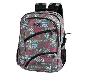 Easy , farbenfroher Rucksack mit reflektierenden Elementen / Schulrucksack / 20 l