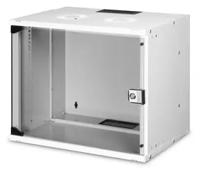 Digitus SOHO PRO 9U grau / Wandmontage-Rack / 19" / Tiefe 40 cm / Tragfähigkeit 60 kg