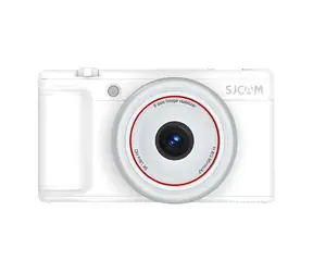 SJCAM ZV200 weiß / Vlogging-Kamera / 5K-Video / 80-MP-Foto / 6-Achsen-Stabilisierung / drehbares Display
