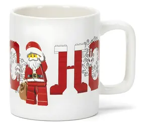Lego Weihnachtsmann-Tasse / Becher / Keramik / 300 ml