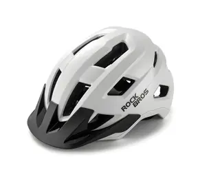 Rockbros LK-67 weiß / Kinderfahrradhelm / abnehmbares Visier / Größe 54-58 cm