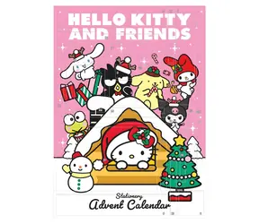 PYRAMID Adventskalender Hello Kitty und Freunde V2 / Adventskalender / Schreibwaren / lizenziertes Design