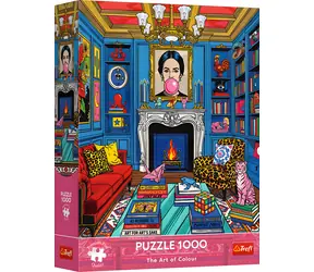 Trefl Puzzle Premium PLUS Die Kunst der Farben: Heimgalerie / 1000 Teile / 48 x 68 cm