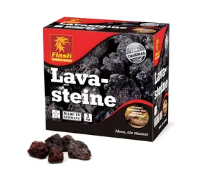 Flash Lavasteine für den Grill, 3 kg / Lavasteine / wiederverwendbar