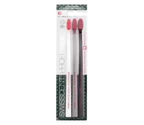 Swissdent Profi Colours Trio Klassische Zahnbürste 3 Stück