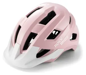Rockbros LK-67 pink / Kinderfahrradhelm / abnehmbares Visier / Größe 54-58 cm
