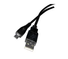 Hadex USB 2.0 A/Micro-USB-Kabel, schwarz / Kabel / 1,8 m / USB 2.0