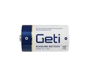 Geti D / Alkaline-Batterie / LR20 / 2 Stück