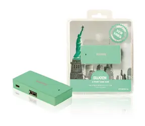 Sweex New York Mint / USB-Hub / 4 Anschlüsse
