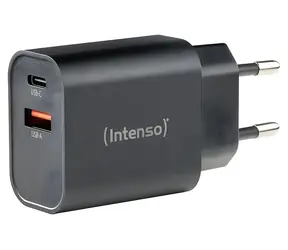 INTENSO W30AC schwarz / Ladegerät / USB-A + USB-C / 30 W