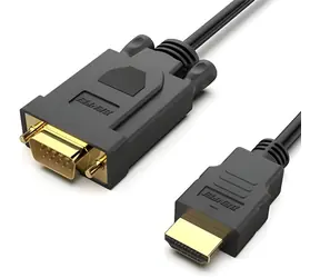 Benfei HDMI-VGA-Kabel, schwarz / Kabel / 1,8 m