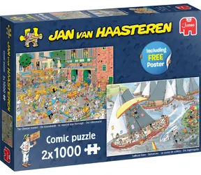 JUMBO-Puzzle JvH Niederländische Traditionen / 2 × 1000 Teile / ab 15 Jahren