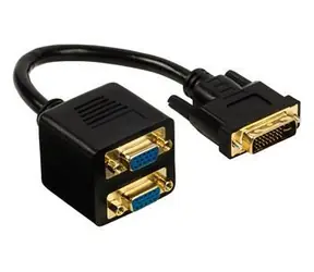 Valueline VGCP32952B02 / Adapter / DVI-I (24+5) Stecker > 2x VGA Buchse
