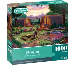 FALCON Puzzle Stilvolles Camping / 1000 Teile / ab 15 Jahren