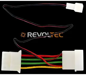 Revoltec RC021 / Napájecí redukce / 3-pin na 4-pin / 12V na 7V