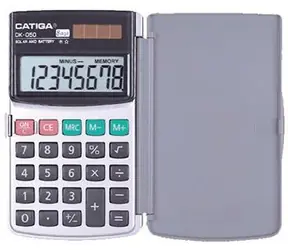 Catiga 050 / Taschenrechner / 8-stellige Anzeige / Solar- und Batteriebetrieb